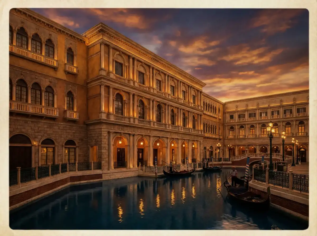 澳门威尼斯人度假村外景，顶级 澳门博彩 综合体